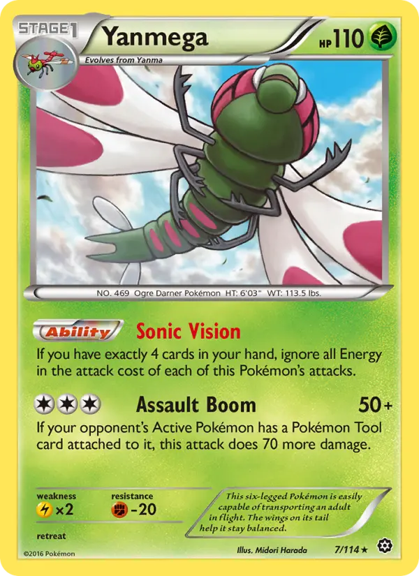 Yanmega 7 Steam Siege Pokesingles