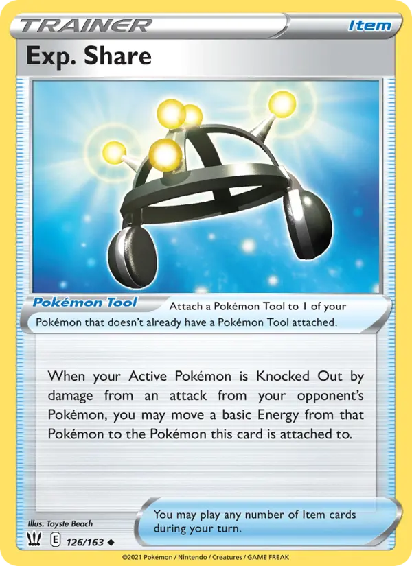 Exp. Share 126 Battle Styles Pokesingles