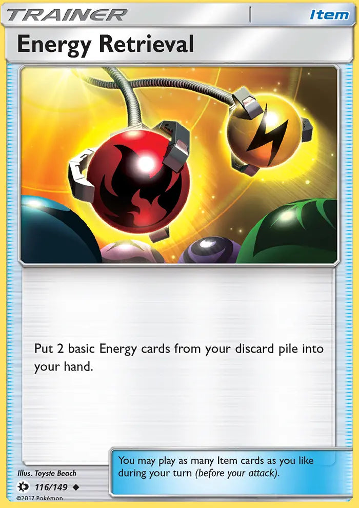 Energy Retrieval 116 Sun & Moon Pokesingles