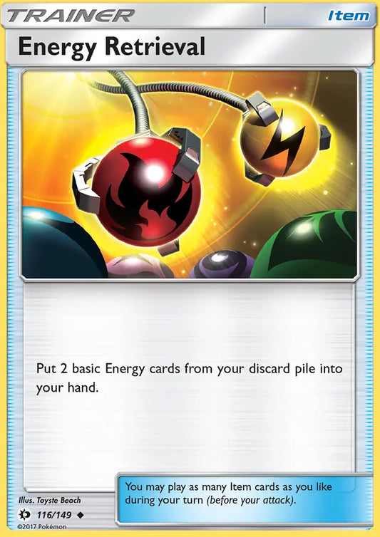 Energy Retrieval 116 Sun & Moon Pokesingles