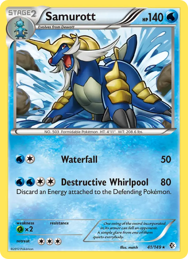 Samurott 41 Boundaries Crossed Pokesingles