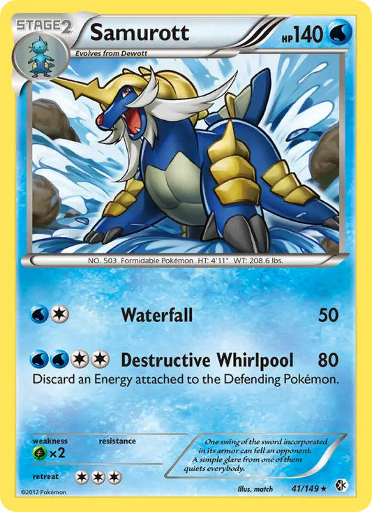 Samurott 41 Boundaries Crossed Pokesingles