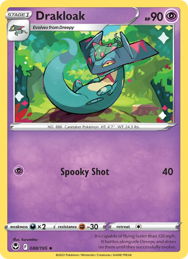 Drakloak 88 Silver Tempest Pokesingles