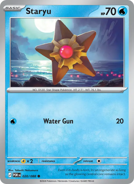 Staryu 20 Perfect Order Pokesingles