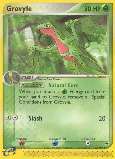 Grovyle 32 Ruby & Sapphire Pokesingles