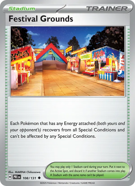 Festival Grounds 108 Prismatic Evolutions Pokesingles