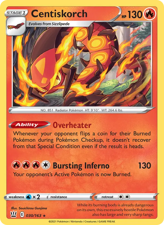 Centiskorch 30 Battle Styles Pokesingles
