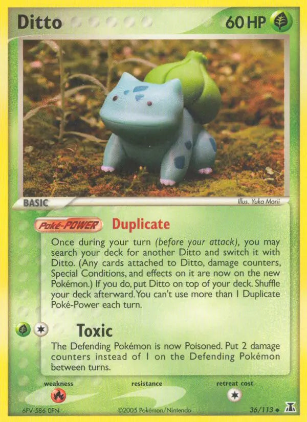 Ditto 36 Delta Species Pokesingles