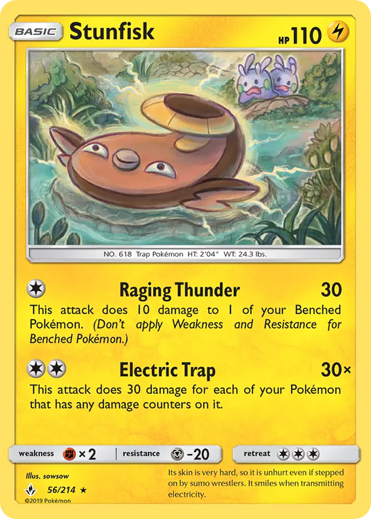 Stunfisk 56 Unbroken Bonds Pokesingles