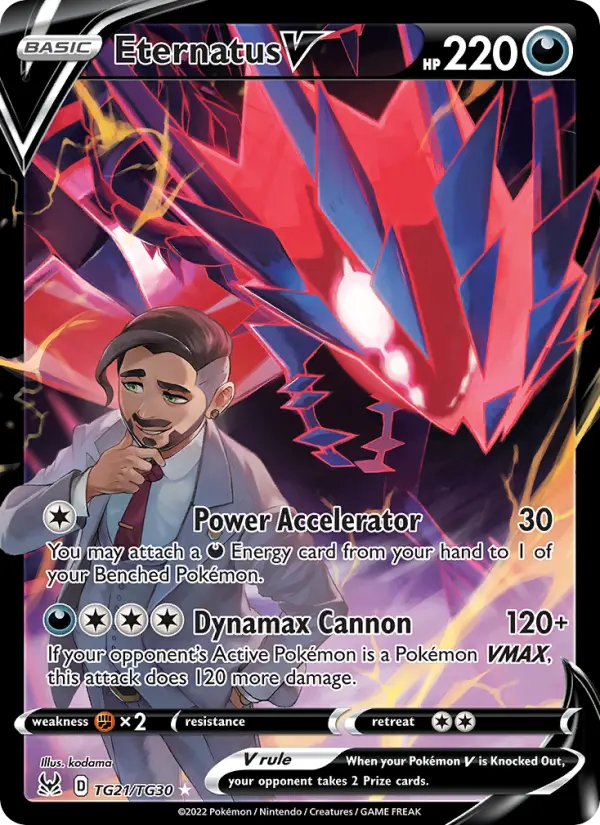 Eternatus V TG21 Lost Origin Pokesingles