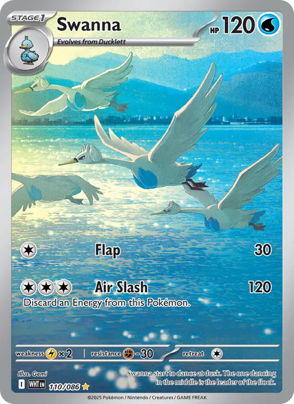 Swanna 110 White Flare Pokesingles