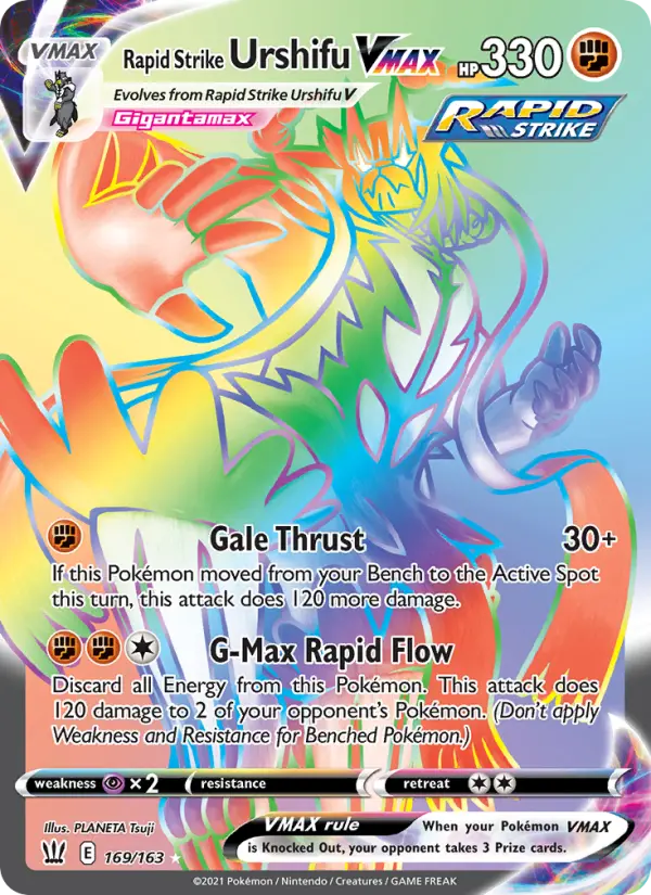 Rapid Strike Urshifu VMAX 169 Battle Styles Pokesingles