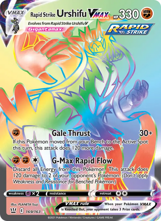 Rapid Strike Urshifu VMAX 169 Battle Styles Pokesingles