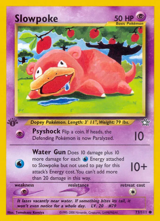 Slowpoke 73 Neo Genesis Pokesingles