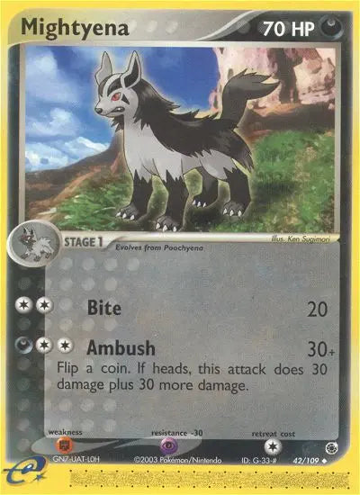 Mightyena 42 Ruby & Sapphire Pokesingles