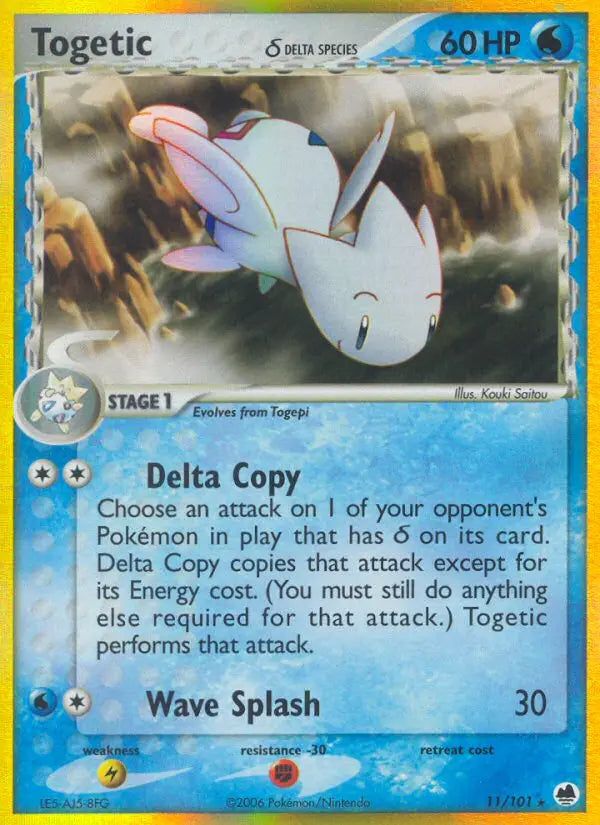 Togetic δ 11 Dragon Frontiers Pokesingles