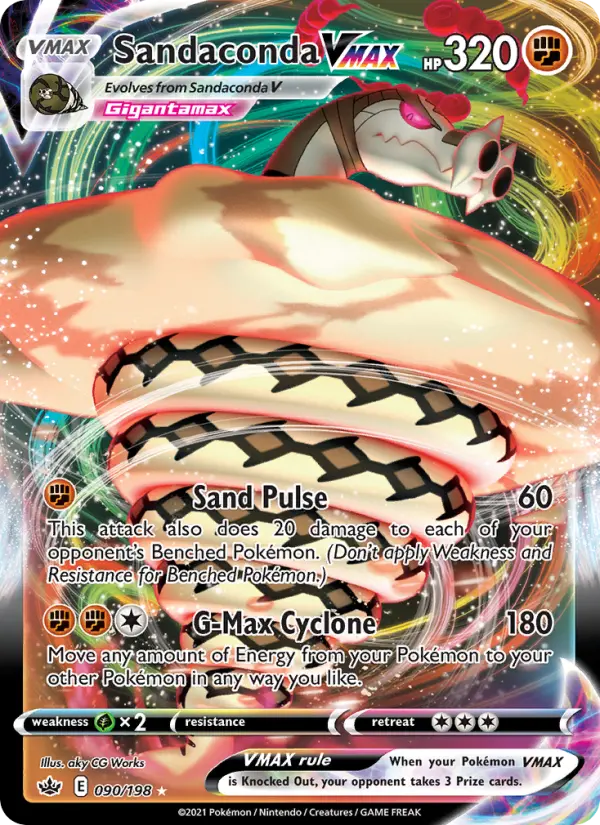 Sandaconda VMAX 90 Chilling Reign Pokesingles