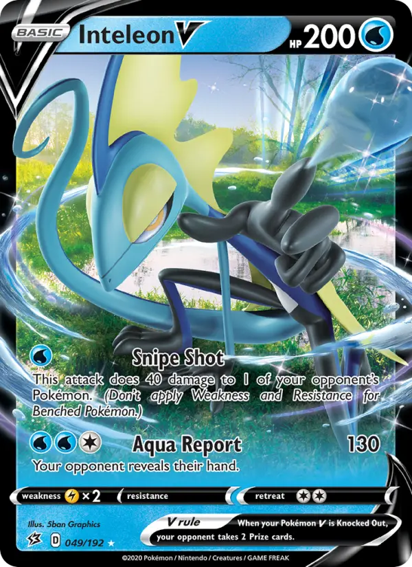 Inteleon V 49 Rebel Clash Pokesingles