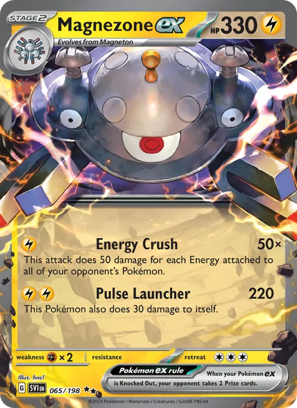 Magnezone ex 65 Scarlet & Violet Pokesingles
