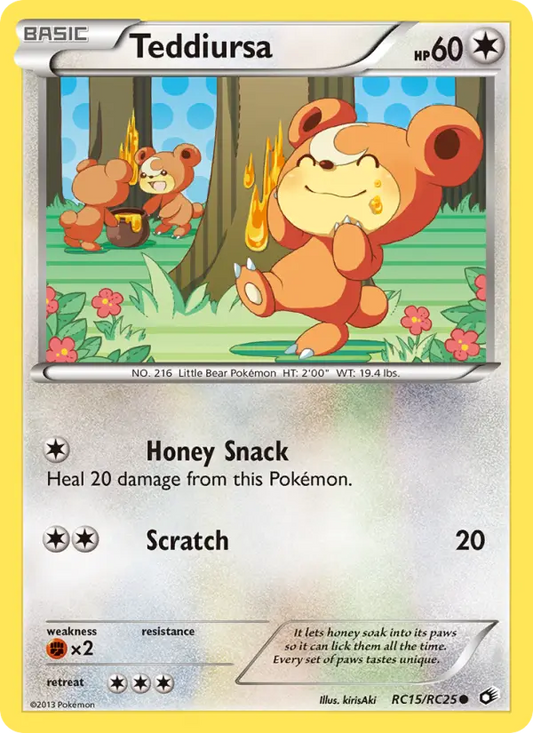 Teddiursa RC15 Legendary Treasures Pokesingles