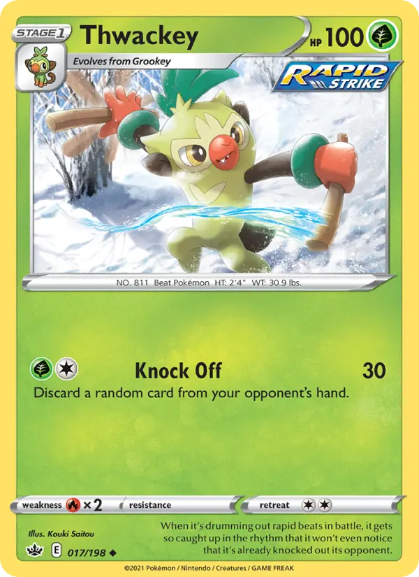 Thwackey 17 Chilling Reign Pokesingles