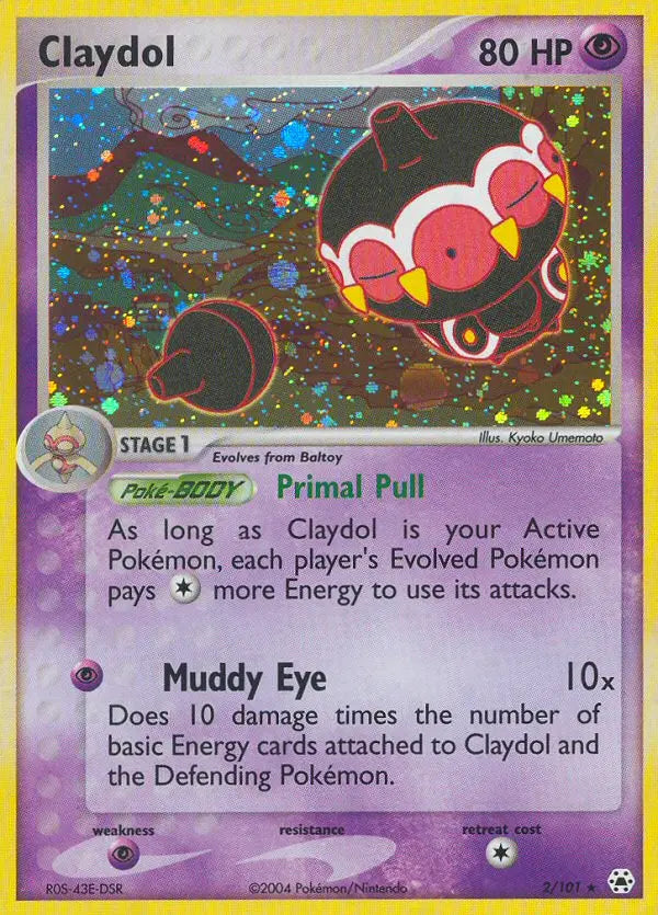 Claydol 2 Hidden Legends Pokesingles