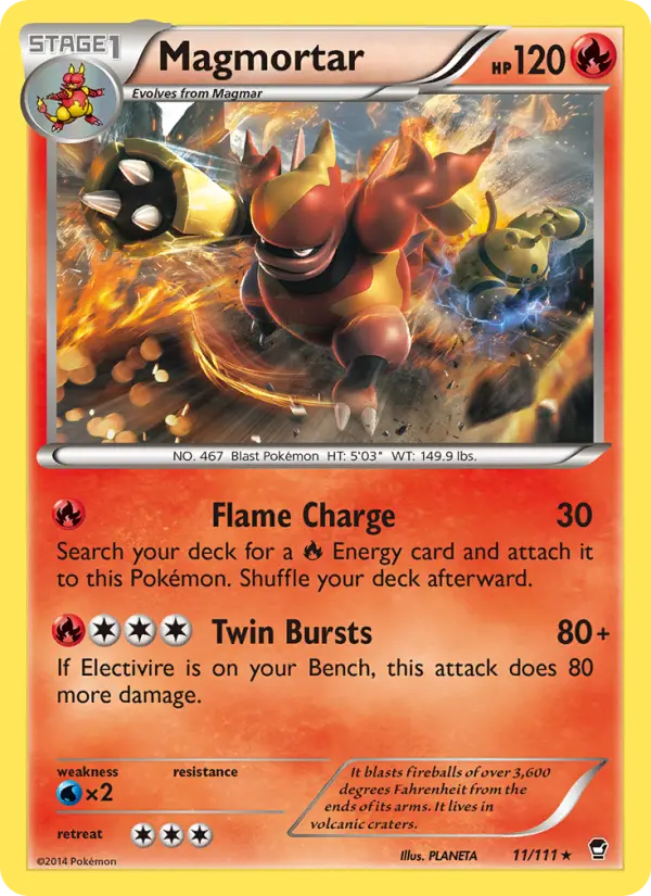 Magmortar 11 Furious Fists Pokesingles