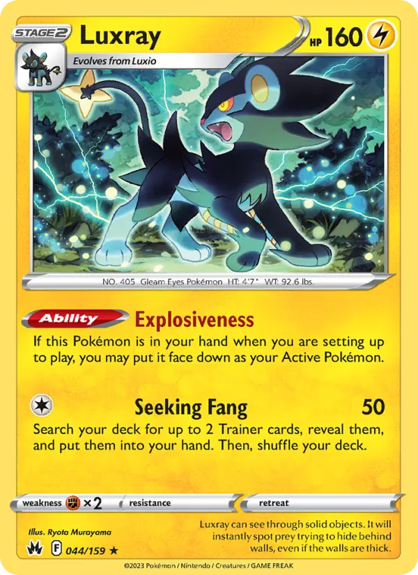 Luxray 44 Crown Zenith Pokesingles
