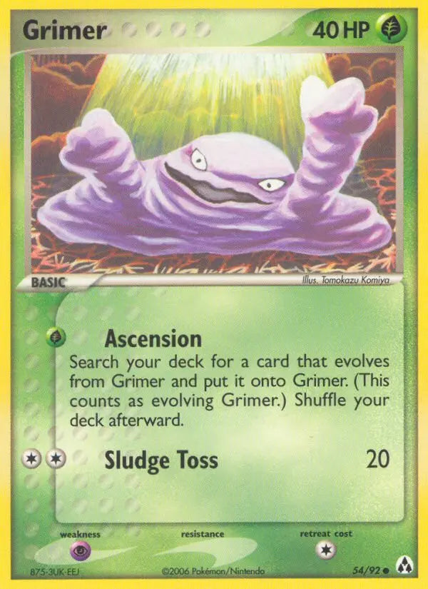Grimer 54 Legend Maker Pokesingles
