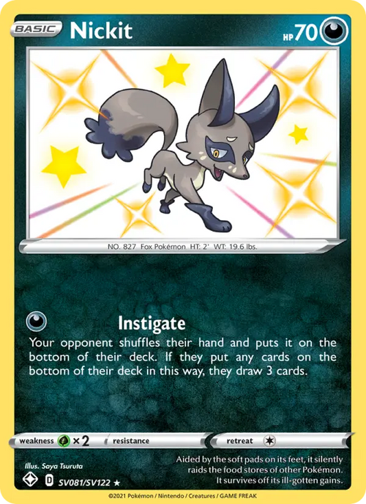 Nickit SV081 Shining Fates Pokesingles