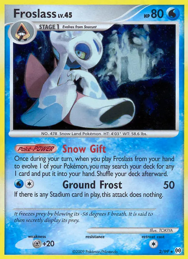 Froslass 2 Arceus Pokesingles