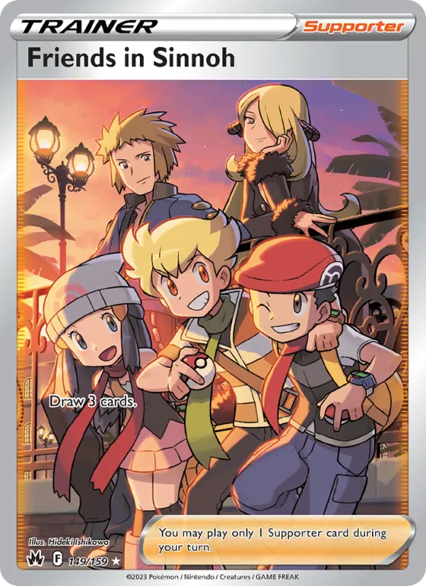 Friends in Sinnoh 149 Crown Zenith Pokesingles