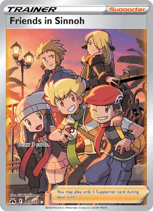 Friends in Sinnoh 149 Crown Zenith Pokesingles