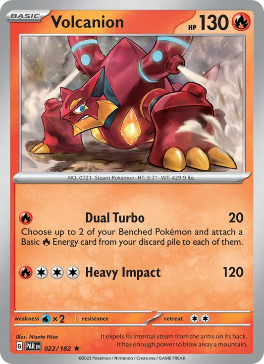 Volcanion 22 Paradox Rift Pokesingles