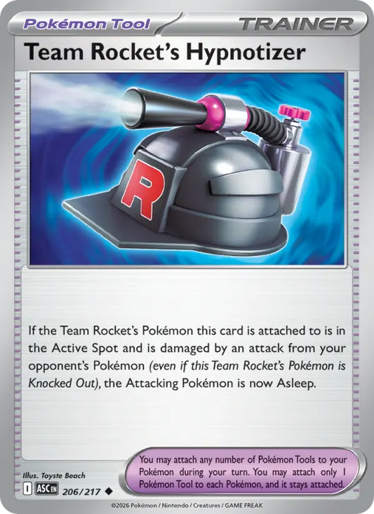 Team Rocket's Hypnotizer 206 Ascended Heroes Pokesingles