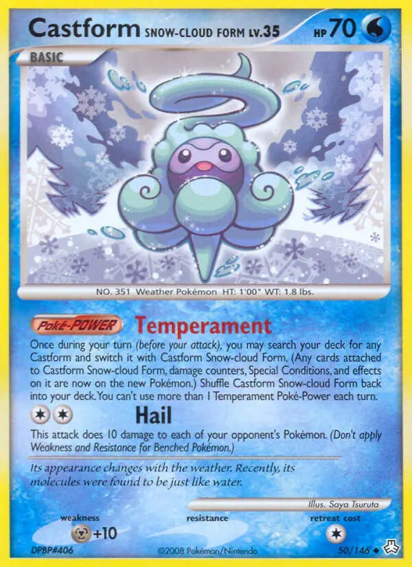 Castform Snow-cloud Form 50 Legends Awakened Pokesingles