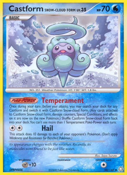 Castform Snow-cloud Form 50 Legends Awakened Pokesingles