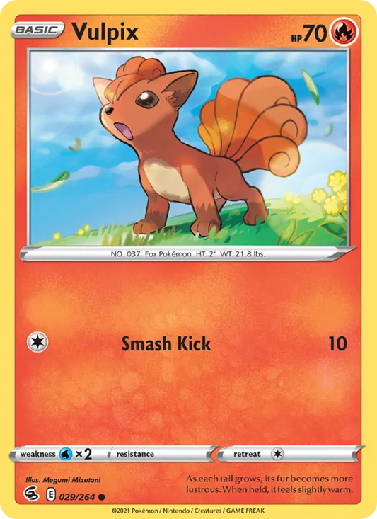 Vulpix 29 Fusion Strike Pokesingles