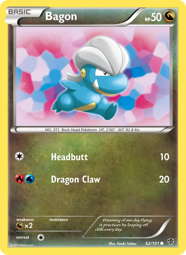 Bagon 62 Plasma Blast Pokesingles