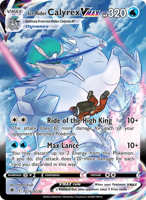 Ice Rider Calyrex VMAX TG15 Astral Radiance Pokesingles