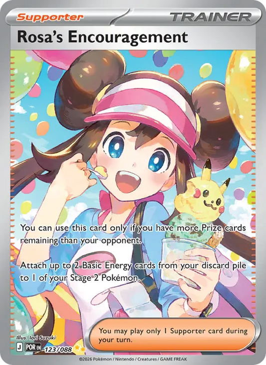Rosa's Encouragement 123 Perfect Order Pokesingles