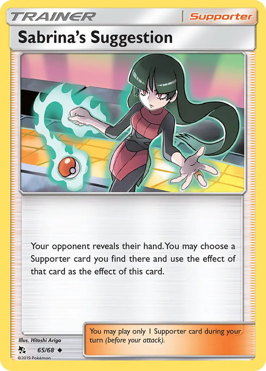 Sabrina’s Suggestion 65 Hidden Fates Pokesingles