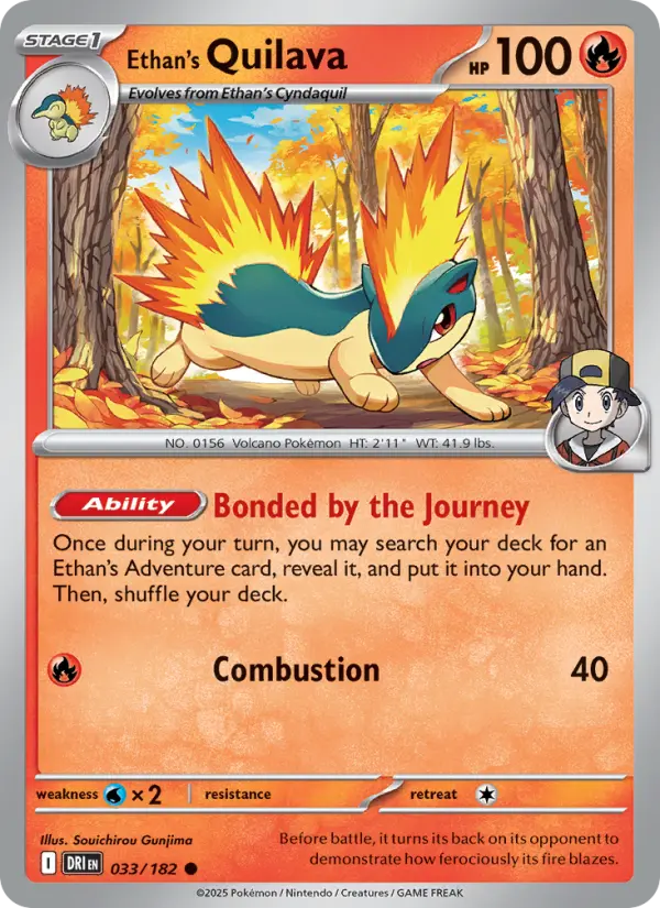 Ethan's Quilava 33 Destined Rivals Pokesingles