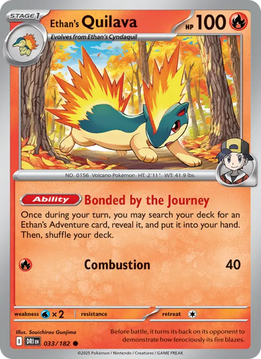 Ethan's Quilava 33 Destined Rivals Pokesingles