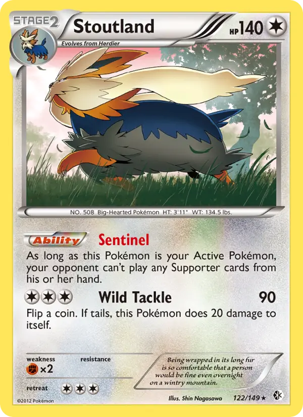 Stoutland 122 Boundaries Crossed Pokesingles