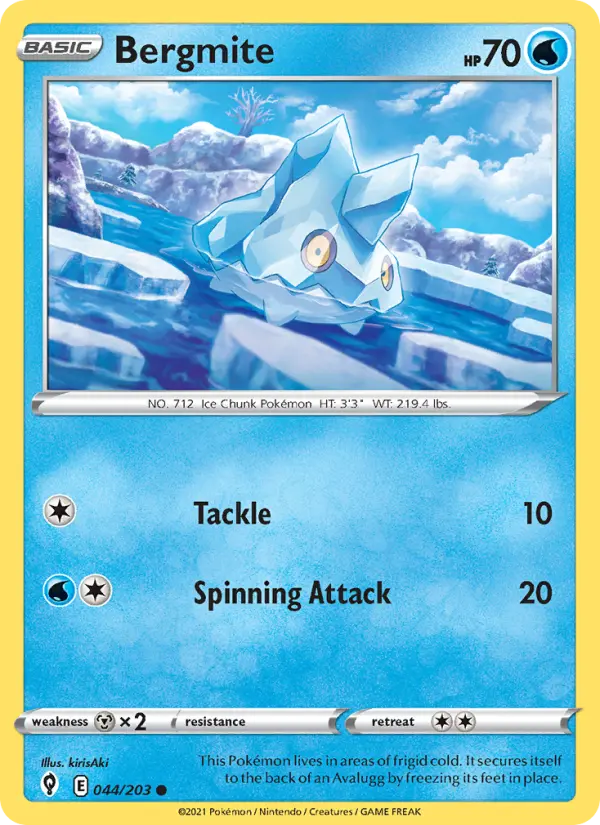 Bergmite 44 Evolving Skies Pokesingles
