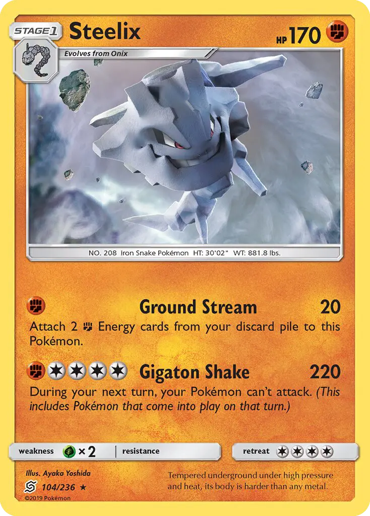 Steelix 104 Unified Minds Pokesingles