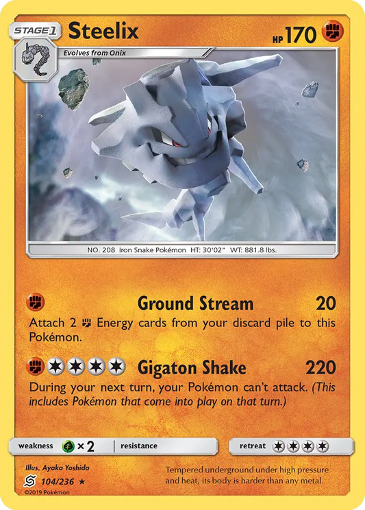 Steelix 104 Unified Minds Pokesingles