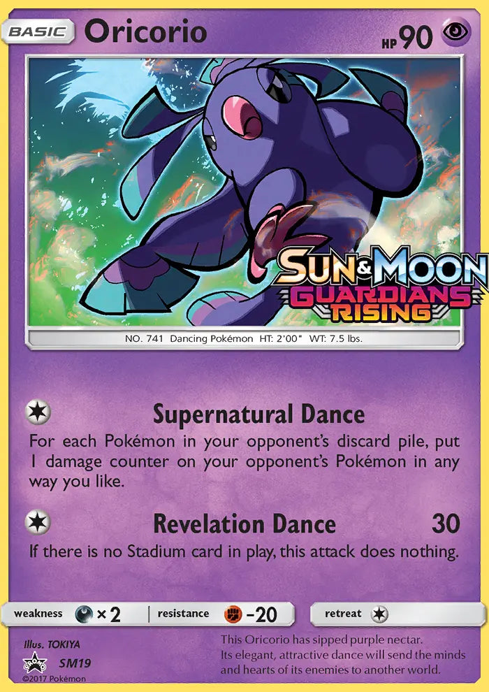 Oricorio SM19 SM Black Star Promos Pokesingles