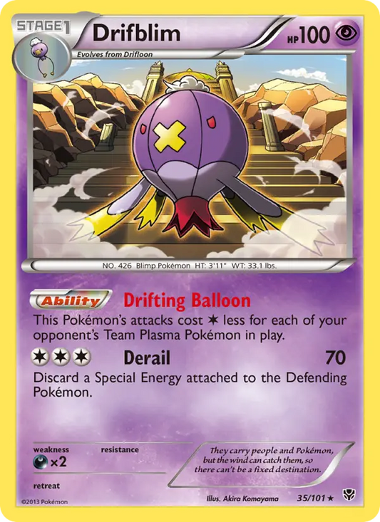 Drifblim 35 Plasma Blast Pokesingles